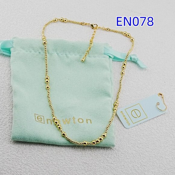 Enewton Gold Bead Necklace - Picture 2 of 5
